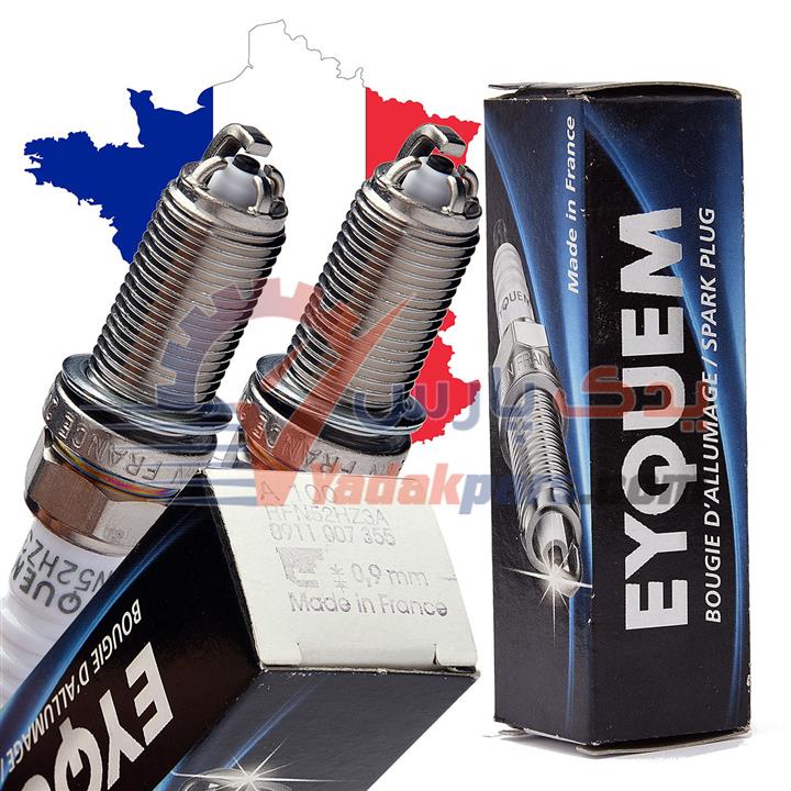 شمع پایه بلند اکیوم خرچنگی فرانسه (بسته۴عددی) EYQUEM Spark Plugs RFN52HZ3A (A100) FRANCE